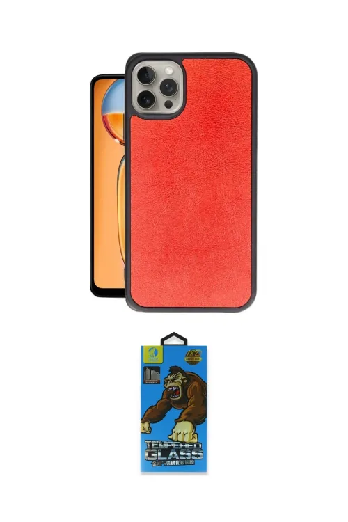 ieg™ iPhone 14 Pro Kılıf Kıvılcım Işık Serisi - Siyah 18D Cam Ekran Koruyucu