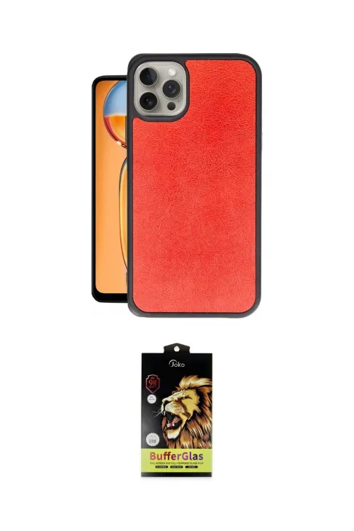 ieg™ iPhone 14 Pro Kılıf Kıvılcım Işık Serisi - Siyah Buffer Cam Ekran Koruyucu
