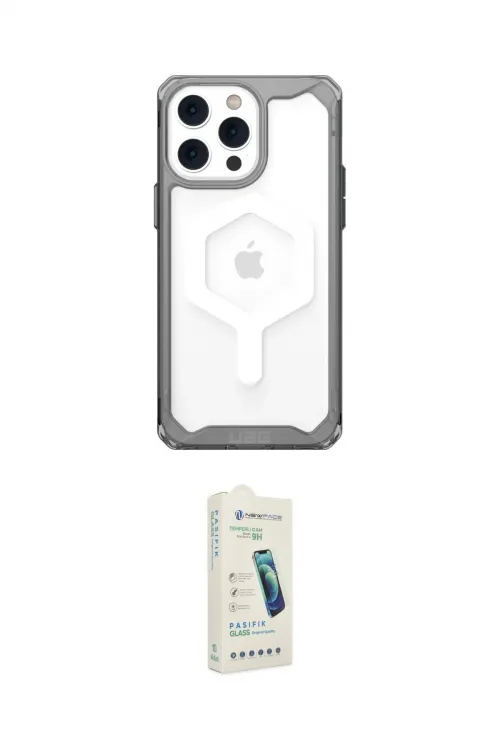 ieg™ iPhone 14 Pro Kılıf Kutup Doku Prime - Şeffaf Pasifik Cam Ekran Koruyucu