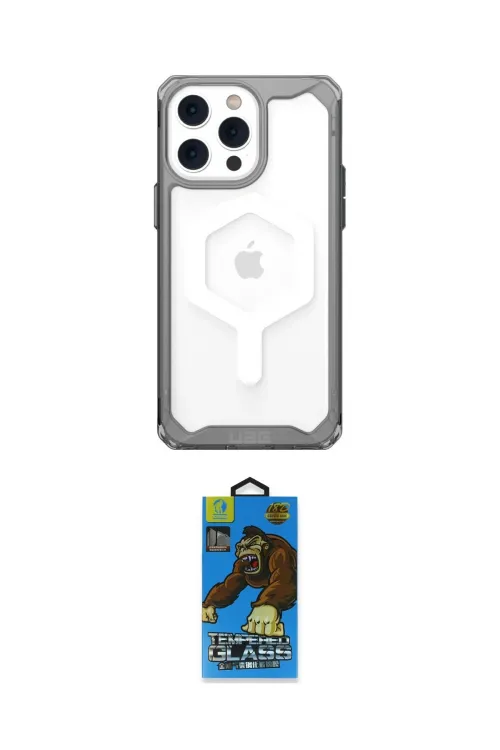 ieg™ iPhone 14 Pro Kılıf Kutup Doku Prime - Siyah 18D Cam Ekran Koruyucu