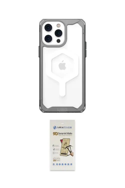 ieg™ iPhone 14 Pro Kılıf Kutup Doku Prime - Siyah Mat Seramik Nano Ekran Koruyucu