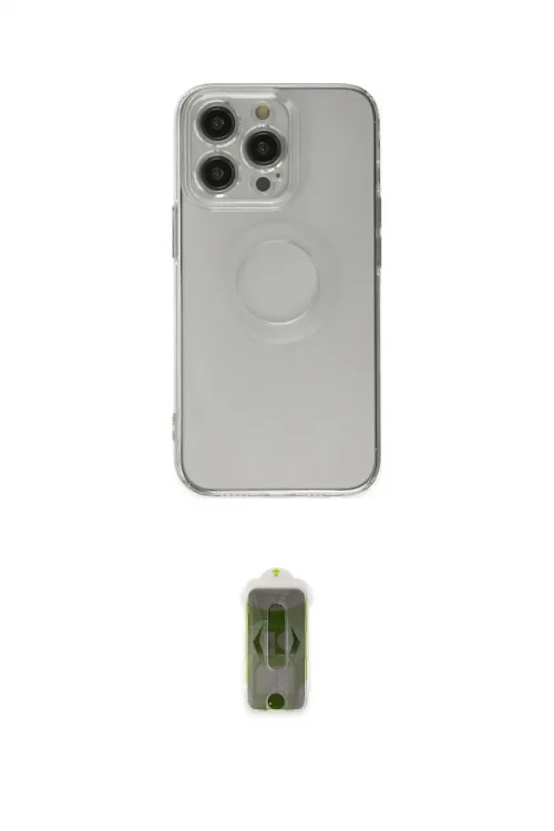 ieg™ iPhone 14 Pro Kılıf Kutup Klasik - Siyah Joko Magic 5D Hayalet Cam