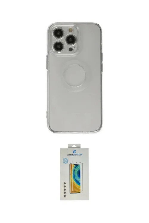 ieg™ iPhone 14 Pro Kılıf Kutup Klasik - Siyah Polymer Nano Ekran Koruyucu