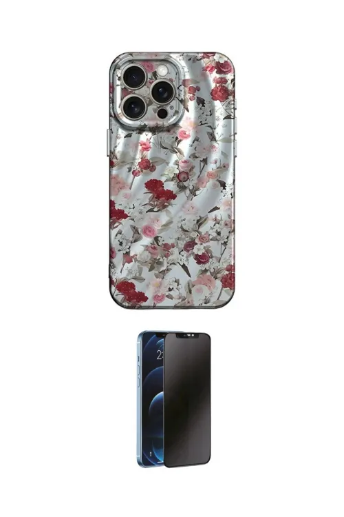 ieg™ iPhone 14 Pro Kılıf Nova Doku Prime - Siyah 3D Antistatik Hayalet Cam Ekran Koruyucu