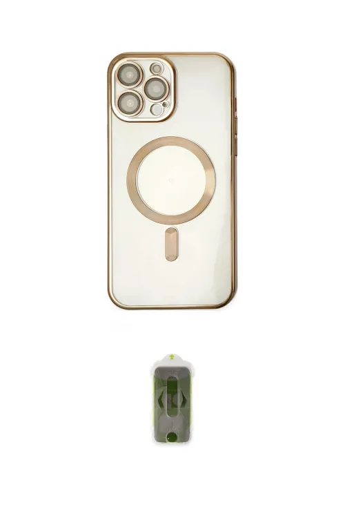 ieg™ iPhone 14 Pro Kılıf Nova Işık Özel Seri - Siyah Joko Magic 5D Hayalet Cam