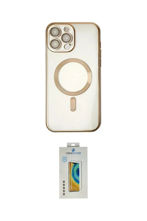 ieg™ iPhone 14 Pro Kılıf Nova Işık Özel Seri - Siyah Polymer Nano Ekran Koruyucu