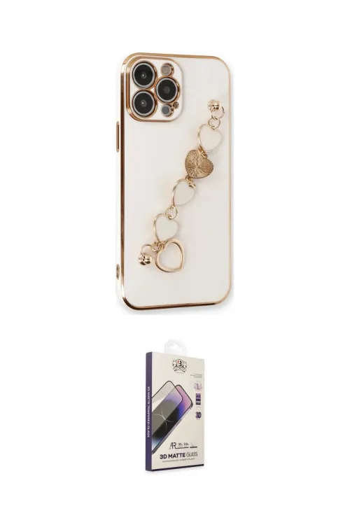 ieg™ iPhone 14 Pro Kılıf Nova Işık Prime - Siyah Bilvis 3D Mat Cam Ekran Koruyucu