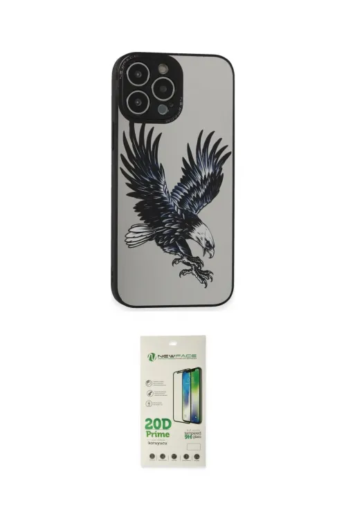 ieg™ iPhone 14 Pro Kılıf Odak Klasik Serisi - Siyah 20D Premium Cam Ekran Koruyucu