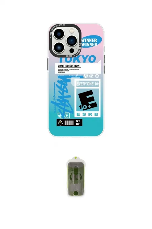 ieg™ iPhone 14 Pro Kılıf Siluet Çizgi Koleksiyonu - Siyah Joko Magic 5D Hayalet Cam