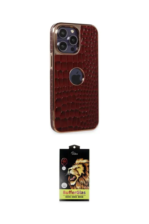 ieg™ iPhone 14 Pro Kılıf Ufuk Form Prime - Siyah Buffer Cam Ekran Koruyucu