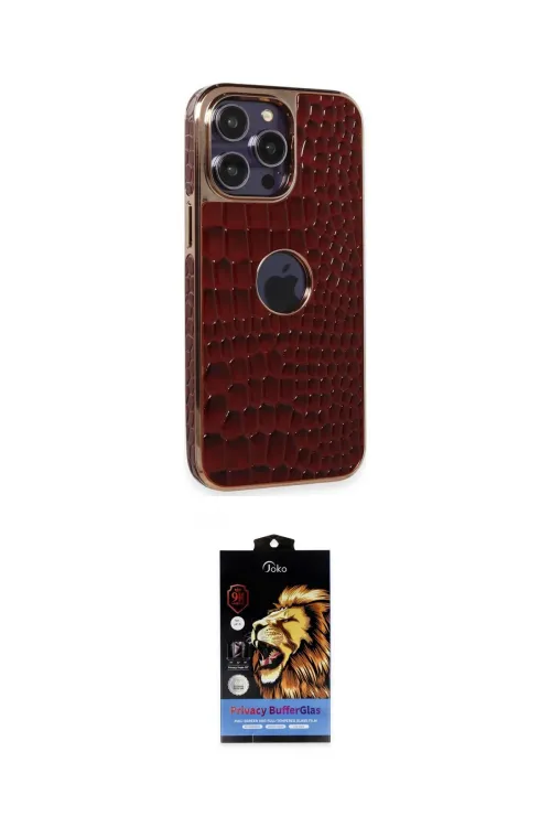 ieg™ iPhone 14 Pro Kılıf Ufuk Form Prime - Siyah Buffer Hayalet Cam Ekran Koruyucu