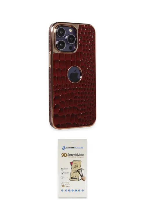 ieg™ iPhone 14 Pro Kılıf Ufuk Form Prime - Siyah Mat Seramik Nano Ekran Koruyucu