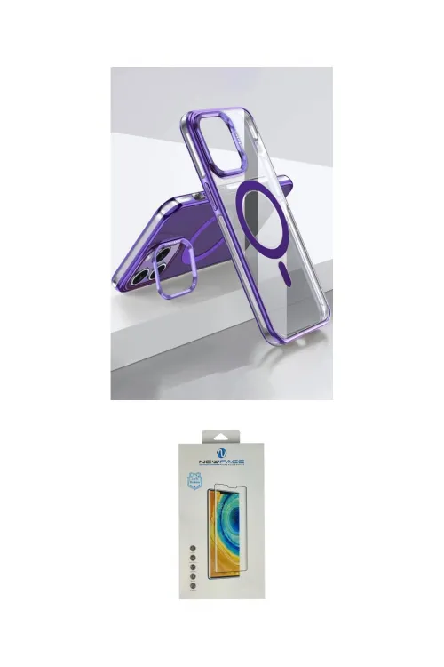 ieg™ iPhone 14 Pro Kılıf Vadi Çizgi Özel Seri - Siyah Polymer Nano Ekran Koruyucu