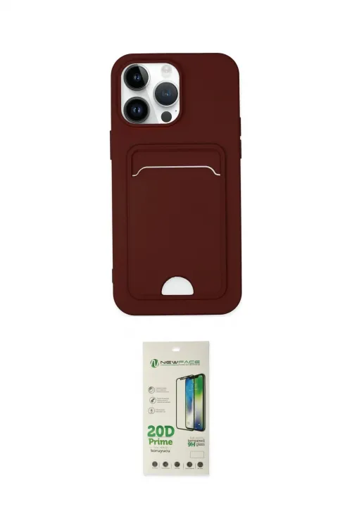 ieg™ iPhone 14 Pro Kılıf Vadi Çizgi Prime - Siyah 20D Premium Cam Ekran Koruyucu