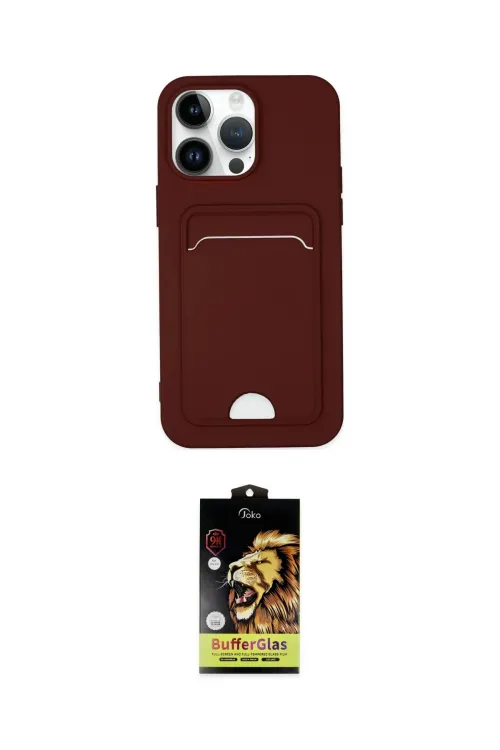 ieg™ iPhone 14 Pro Kılıf Vadi Çizgi Prime - Siyah Buffer Cam Ekran Koruyucu