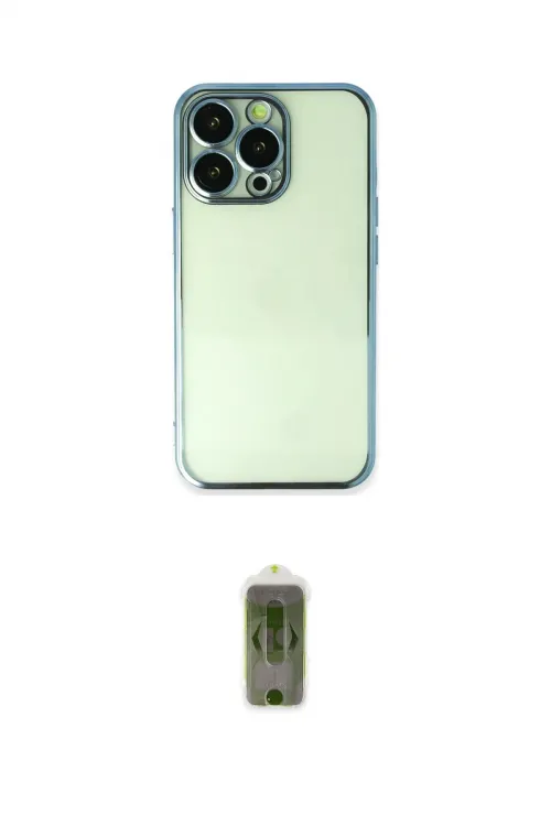 ieg™ iPhone 14 Pro Kılıf Vadi Minimal - Siyah Joko Magic 5D Hayalet Cam