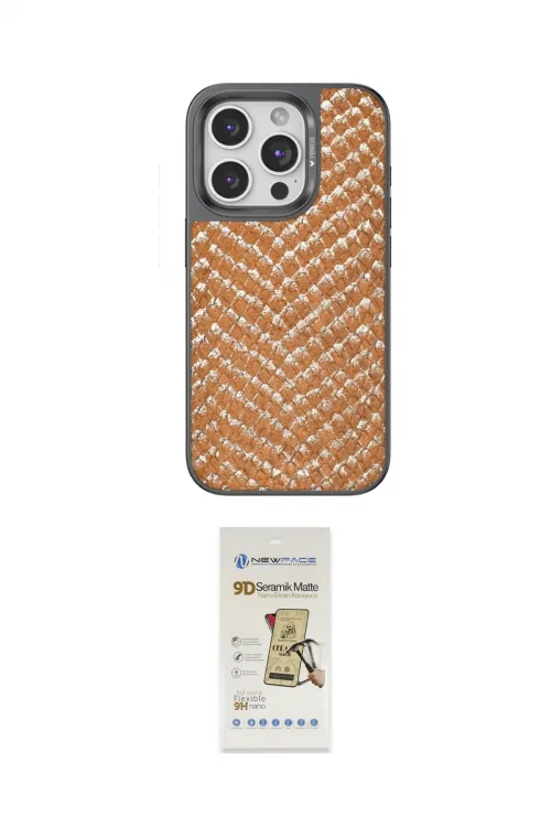 ieg™ iPhone 14 Pro Kılıf Vadi Özel Seri - Siyah Mat Seramik Nano Ekran Koruyucu