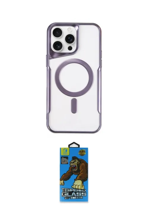 ieg™ iPhone 14 Pro Kılıf Yadigar Klasik Özel Seri - Siyah 18D Cam Ekran Koruyucu