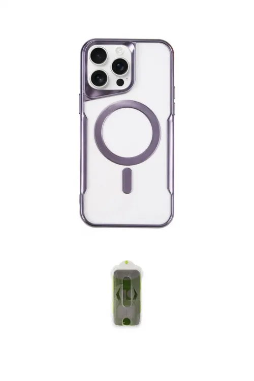 ieg™ iPhone 14 Pro Kılıf Yadigar Klasik Özel Seri - Siyah Joko Magic 5D Hayalet Cam