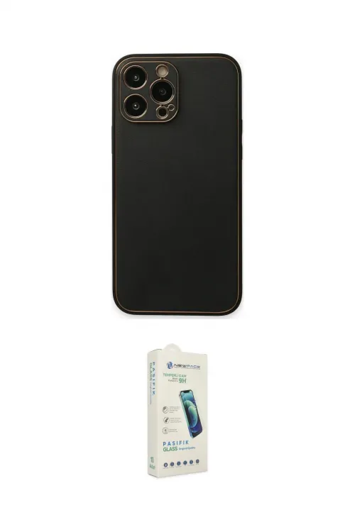 ieg™ iPhone 14 Pro Kılıf Yadigar Klasik - Şeffaf Pasifik Cam Ekran Koruyucu