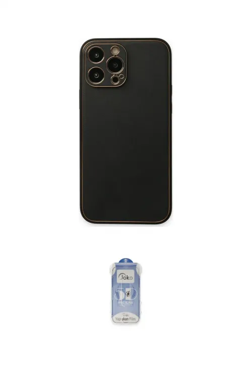 ieg™ iPhone 14 Pro Kılıf Yadigar Klasik - Siyah Joko Magic 5D Cam