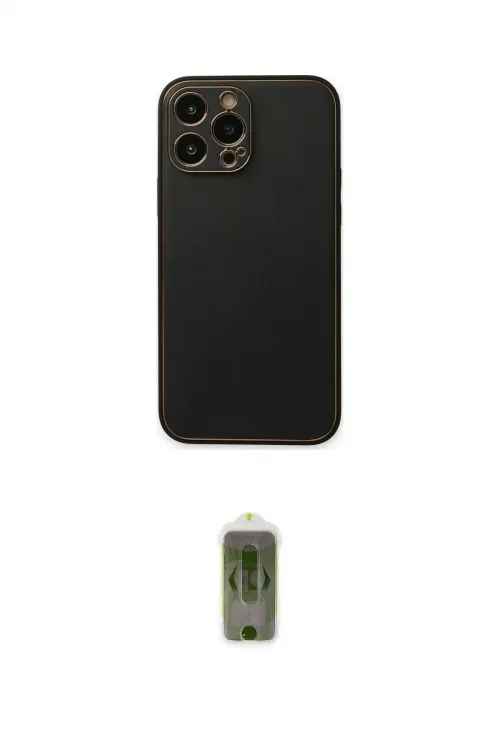 ieg™ iPhone 14 Pro Kılıf Yadigar Klasik - Siyah Joko Magic 5D Hayalet Cam