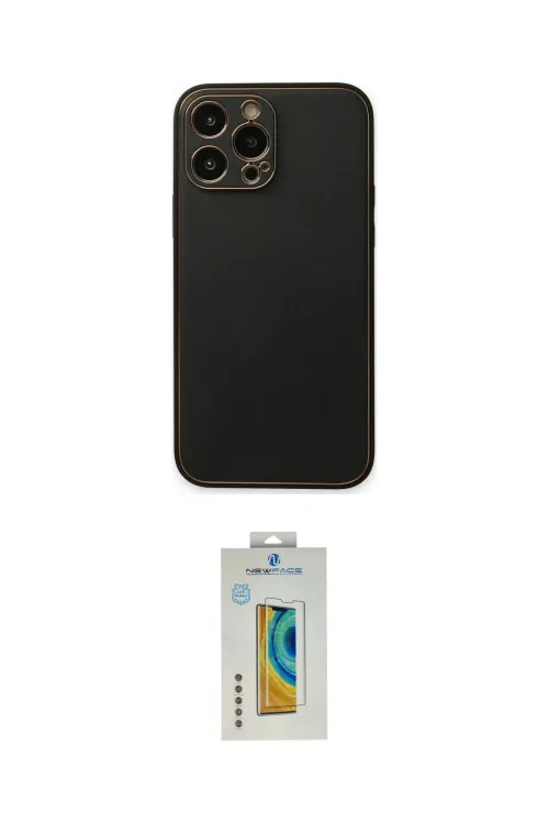 ieg™ iPhone 14 Pro Kılıf Yadigar Klasik - Siyah Polymer Nano Ekran Koruyucu