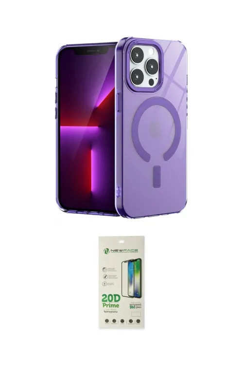 ieg™ iPhone 14 Pro Kılıf Yankı Çizgi - Siyah 20D Premium Cam Ekran Koruyucu
