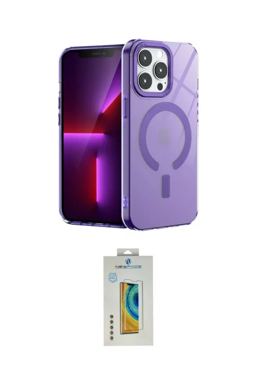 ieg™ iPhone 14 Pro Kılıf Yankı Çizgi - Siyah Polymer Nano Ekran Koruyucu