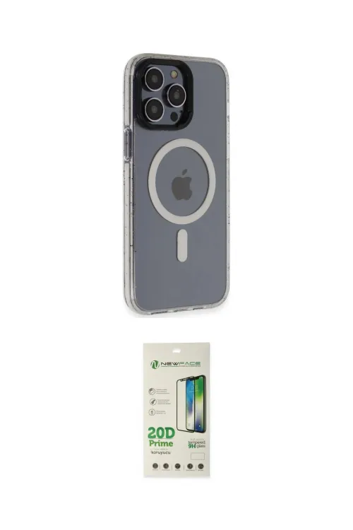 ieg™ iPhone 14 Pro Kılıf Yankı Işık Prime - Siyah 20D Premium Cam Ekran Koruyucu
