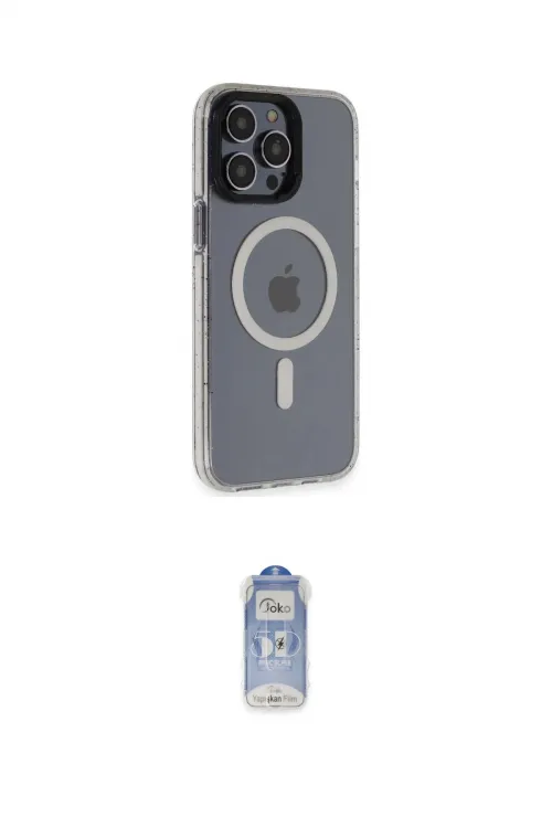 ieg™ iPhone 14 Pro Kılıf Yankı Işık Prime - Siyah Joko Magic 5D Cam