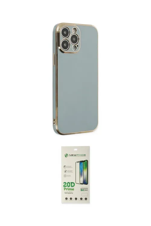ieg™ iPhone 14 Pro Kılıf Yankı Serisi - Siyah 20D Premium Cam Ekran Koruyucu