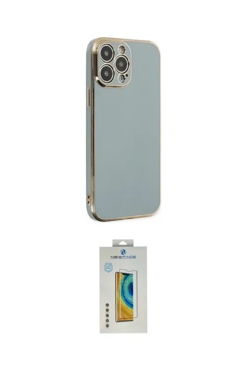 ieg™ iPhone 14 Pro Kılıf Yankı Serisi - Siyah Polymer Nano Ekran Koruyucu