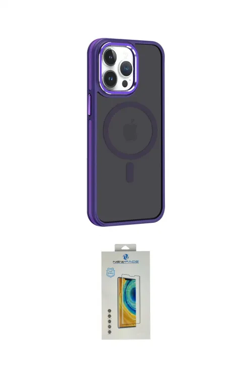 ieg™ iPhone 14 Pro Kılıf Yörünge Klasik - Siyah Polymer Nano Ekran Koruyucu