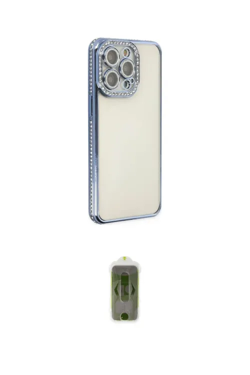 ieg™ iPhone 14 Pro Kılıf Yörünge Koleksiyonu - Siyah Joko Magic 5D Hayalet Cam