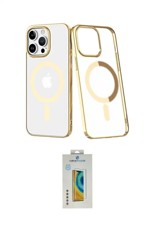 ieg™ iPhone 14 Pro Kılıf Yörünge Minimal - Siyah Polymer Nano Ekran Koruyucu