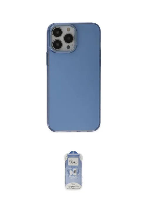 ieg™ iPhone 14 Pro Kılıf Zirve Doku Koleksiyonu - Siyah Joko Magic 5D Cam