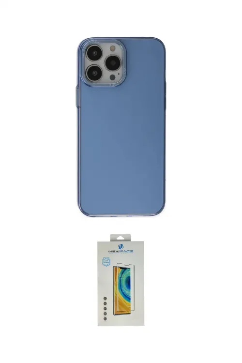 ieg™ iPhone 14 Pro Kılıf Zirve Doku Koleksiyonu - Siyah Polymer Nano Ekran Koruyucu