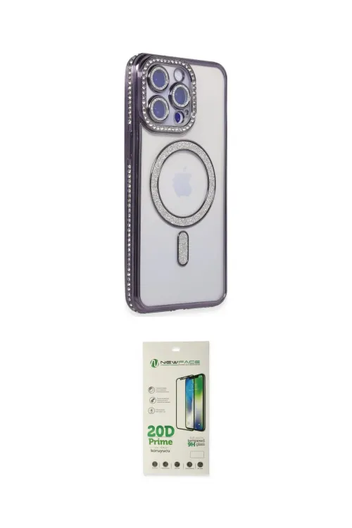 ieg™ iPhone 14 Pro Kılıf Zirve Doku Prime - Siyah 20D Premium Cam Ekran Koruyucu