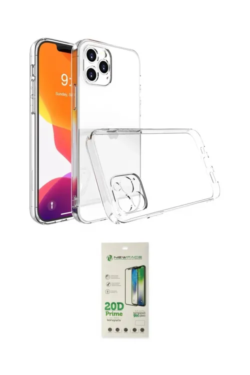 ieg™ iPhone 14 Pro Kılıf Zirve Doku - Siyah 20D Premium Cam Ekran Koruyucu