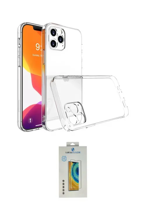 ieg™ iPhone 14 Pro Kılıf Zirve Doku - Siyah Polymer Nano Ekran Koruyucu
