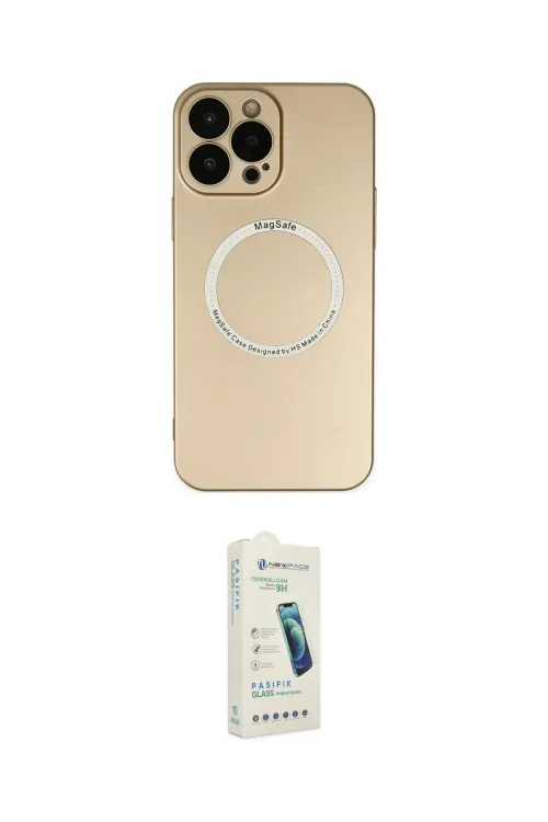 ieg™ iPhone 14 Pro Kılıf Zirve Klasik Prime - Şeffaf Pasifik Cam Ekran Koruyucu