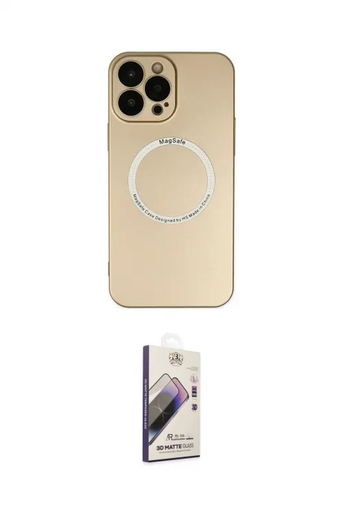 ieg™ iPhone 14 Pro Kılıf Zirve Klasik Prime - Siyah Bilvis 3D Mat Cam Ekran Koruyucu