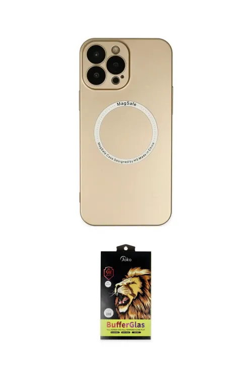 ieg™ iPhone 14 Pro Kılıf Zirve Klasik Prime - Siyah Buffer Cam Ekran Koruyucu