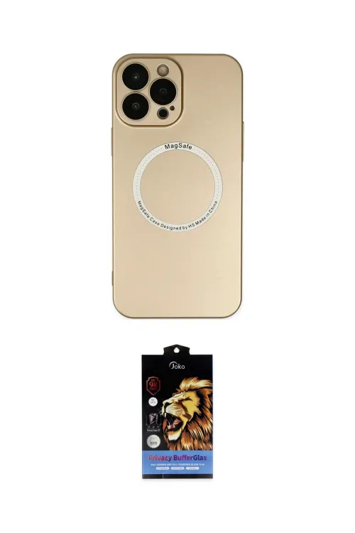 ieg™ iPhone 14 Pro Kılıf Zirve Klasik Prime - Siyah Buffer Hayalet Cam Ekran Koruyucu