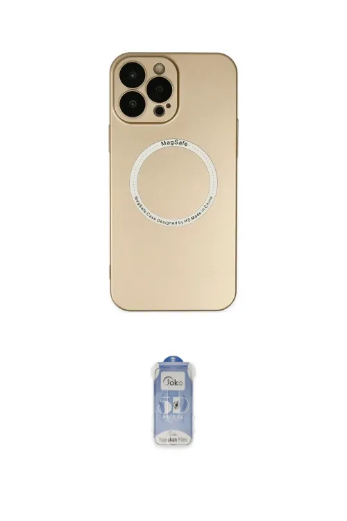ieg™ iPhone 14 Pro Kılıf Zirve Klasik Prime - Siyah Joko Magic 5D Cam
