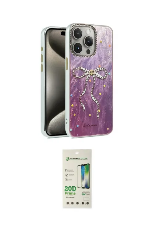 ieg™ iPhone 14 Pro Kılıf Zirve Modern Prime - Siyah 20D Premium Cam Ekran Koruyucu