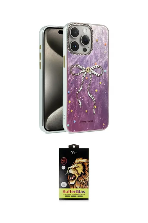 ieg™ iPhone 14 Pro Kılıf Zirve Modern Prime - Siyah Buffer Cam Ekran Koruyucu