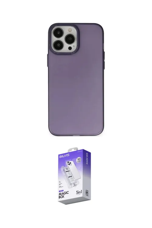 ieg™ iPhone 14 Pro Max Kılıf Ahenk Çizgi Prime - Siyah Bilvis 5in1 3D Magic Cam Ekran Koruyucu