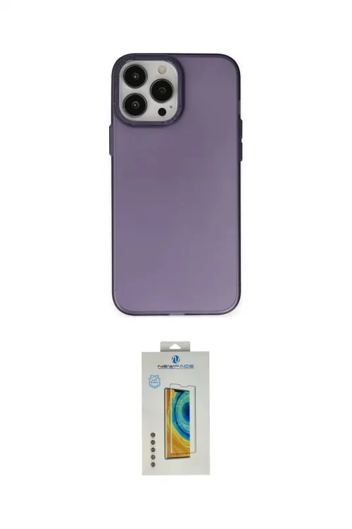 ieg™ iPhone 14 Pro Max Kılıf Ahenk Çizgi Prime - Siyah Polymer Nano Ekran Koruyucu